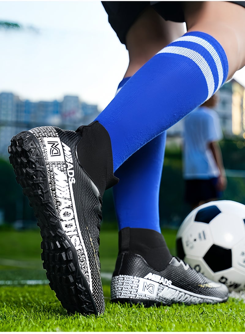 SKT Shiketro Men's Football Shoes Hard Ground Football Shoes Outdoor and Indoor Professional Youth Boys' Football Shoes Men's and Women's Football Shoes - Image 3