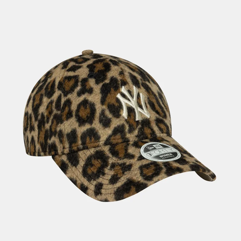 NEW ERA Women's MLB New York Yankees Cosy Animal Leopard 9FORTY Cap