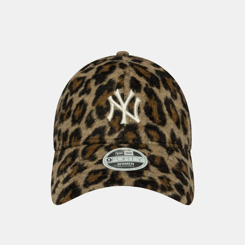 Women's MLB New York Yankees Cosy Animal Leopard 9FORTY Cap