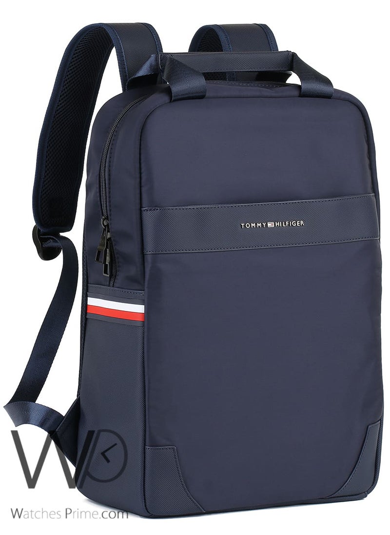 Tommy Hilfiger Plus Tommy Hilfiger Laptop Navy Blue Men Backpack Bag  - Image 1