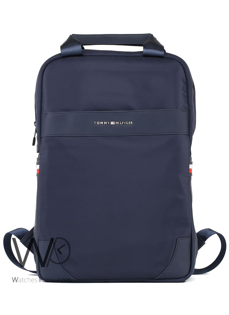 Tommy Hilfiger Plus Tommy Hilfiger Laptop Navy Blue Men Backpack Bag  - Image 2