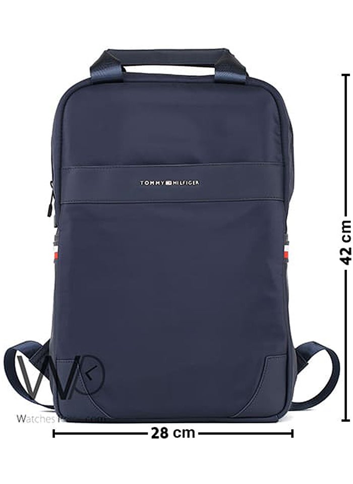Tommy Hilfiger Plus Tommy Hilfiger Laptop Navy Blue Men Backpack Bag  - Image 3