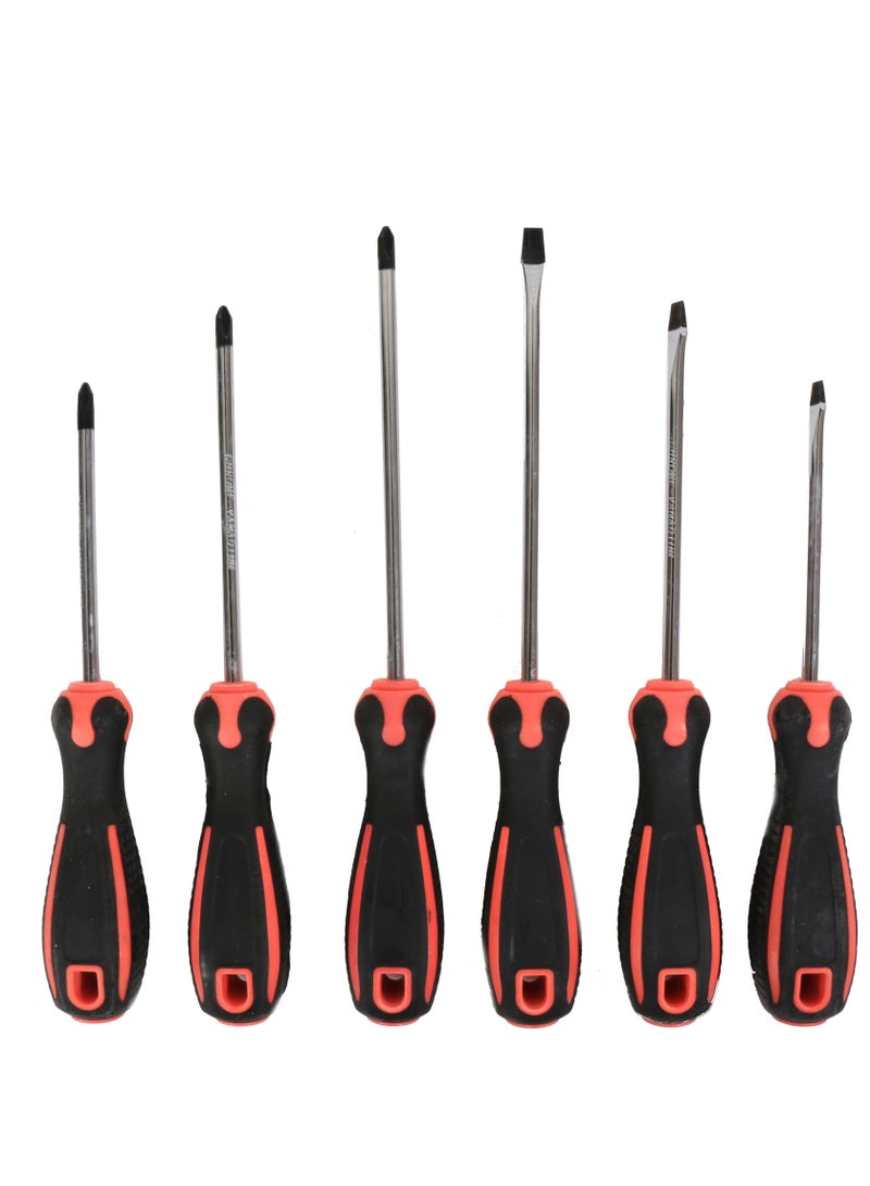 6 Piece Insulated Magnetic Screwdriver Set with Soft Handles - Image 3