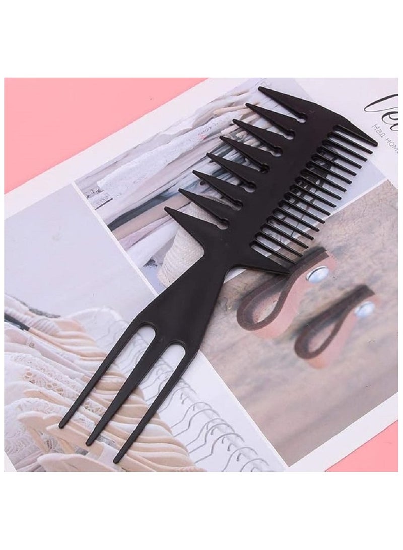 Hair Styling and Trimming Comb - Powerful Comb for Detangling and Trimming Hair for Men and Women - Black - Image 5