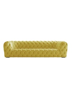A to Z Furniture Chester Moon Velvet Sofa in Yellow Color Chester Moon Tufted Sofa 