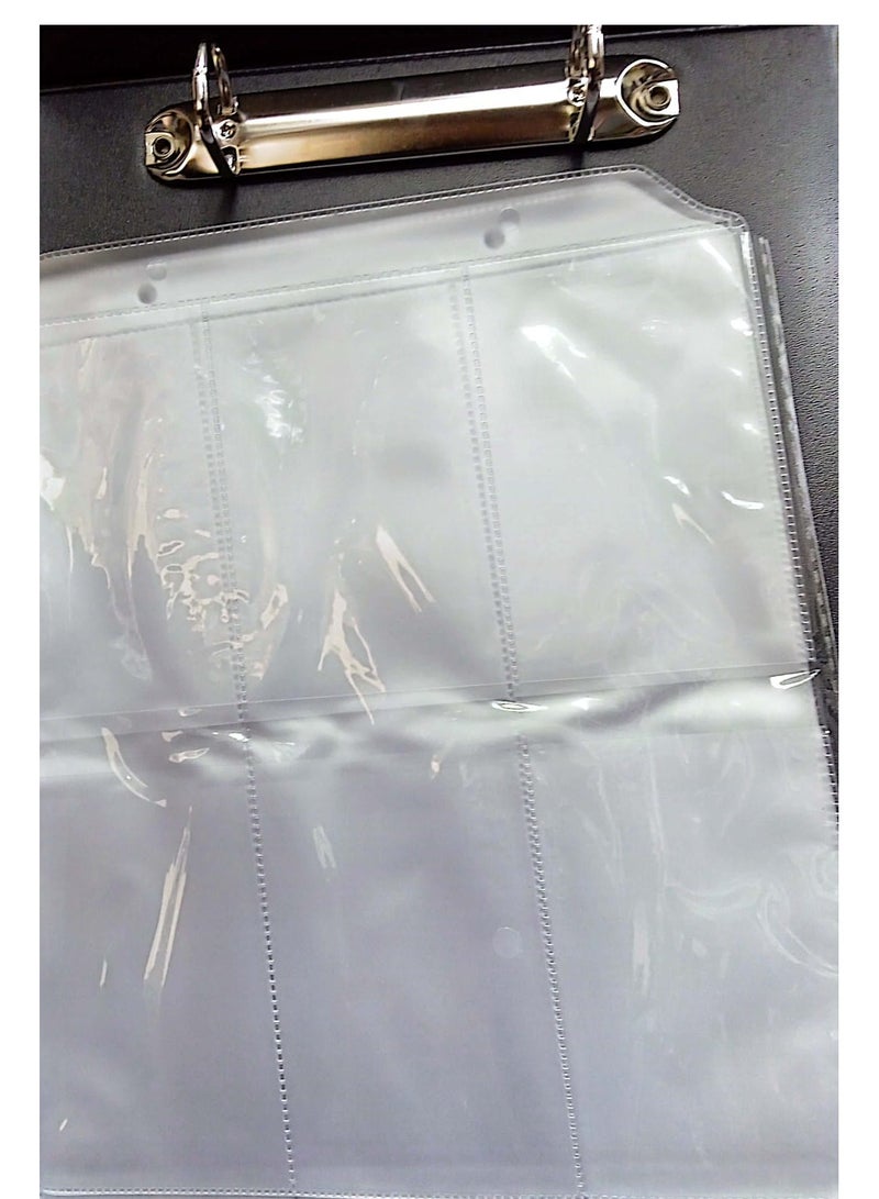 Business card Holder 360 Cards Hard Cover Black… - Image 2