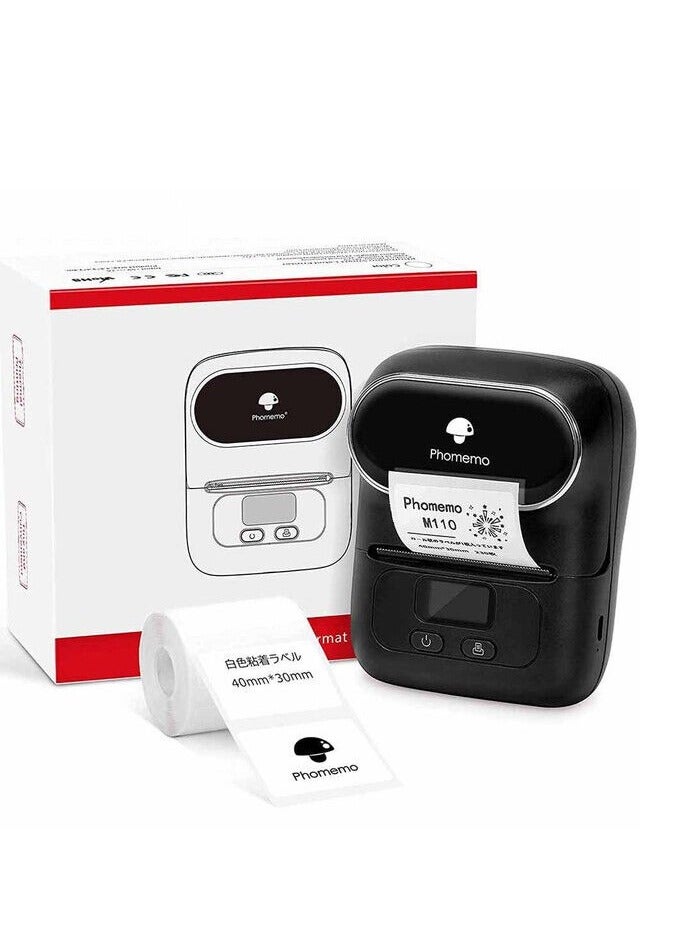 Phomemo M110 Portable Mini Thermal Label Maker Bluetooth Mobile Printer Wireless - Image 1