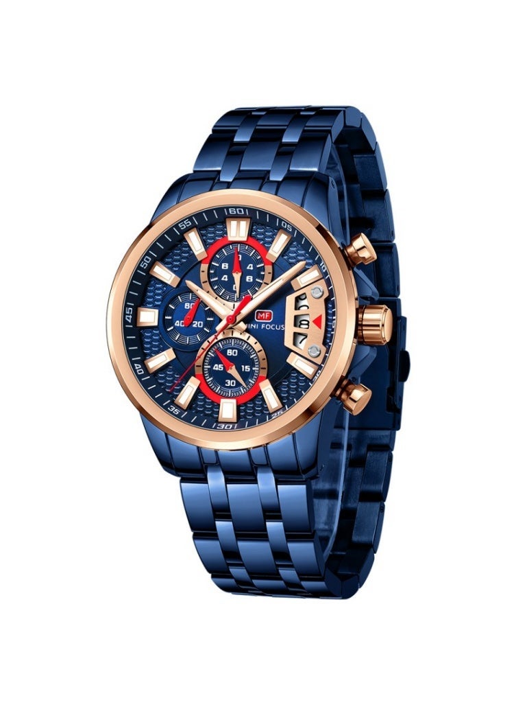 MINI FOCUS Men's Rubber Chronograph Watch MF0352G.03 - Image 2