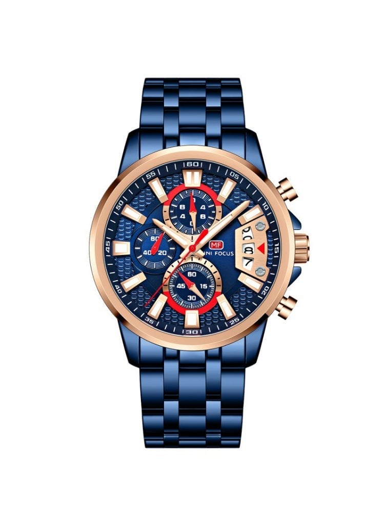 MINI FOCUS Men's Rubber Chronograph Watch MF0352G.03 - Image 1