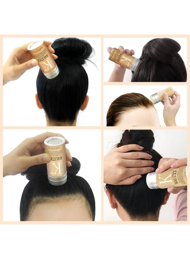 IKT IKT Hair Styling Wax Stick for Wigs & Natural Hair – Pack of 2, 75g – Non-Greasy Frizz & Flyaway Control - Image 3