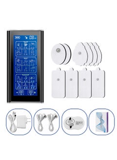 MHD 36 Modes Dual Channel TENS Muscle Stimulator EMS Pulse Rechargeable Full Body Massage Acupuncture Machine with 10 Pads  - Image 3