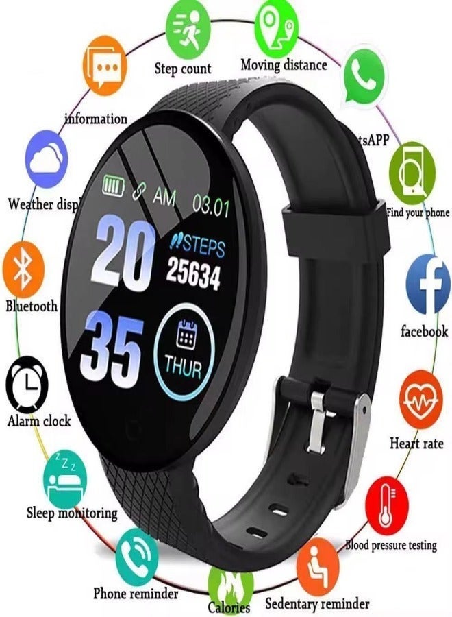 Sports Fitness Tracker – Android & iOS Compatible.USB-Charging  No Cable Needed - Image 2