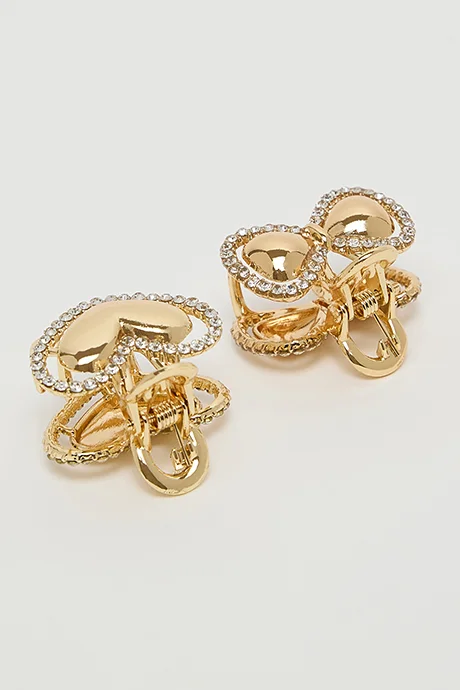 R&B 2 Piece Studded Claw Clips
