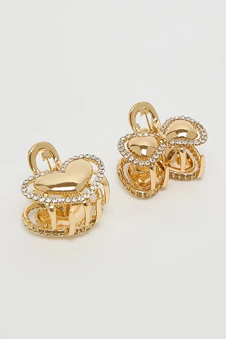 R&B 2 Piece Studded Claw Clips