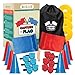 Barcaloo Capture The Flag Traditional 12 Player Set with Real Wood Handle Flags Arm Bands Outdoor Yard Game for Family Kids and Teens Cool Birthday Gifts for Boys Family Reunions Field Day - Image 2