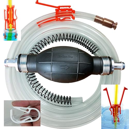 GasTapper Deluxe Siphon Pump for Gas, Diesel & Water - 8' Hose, 4 Gls/Min - Image 1