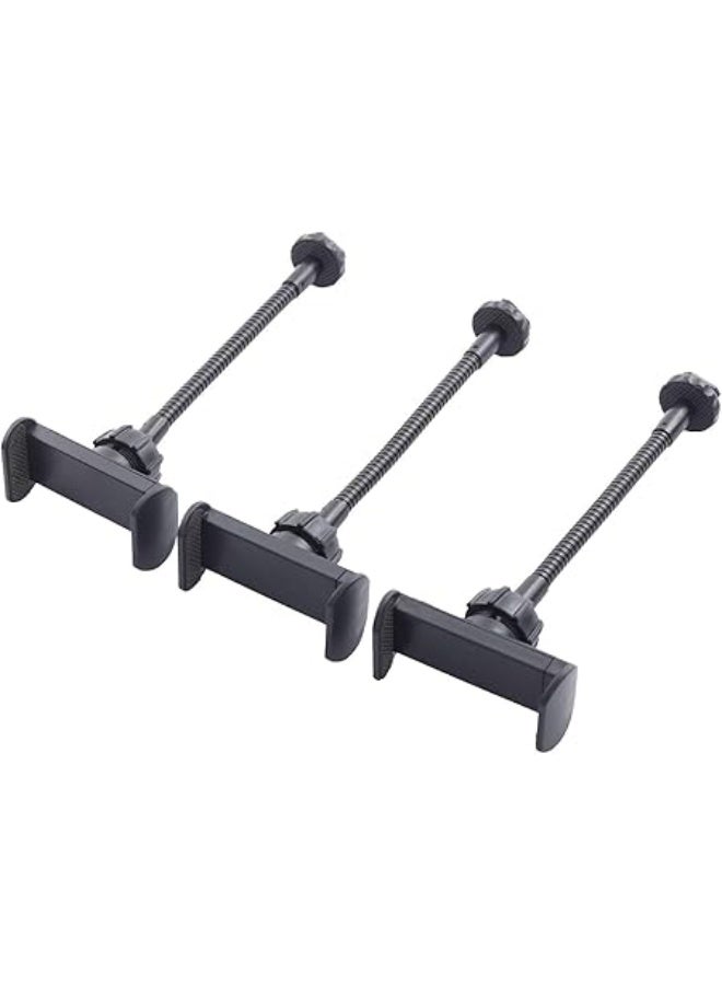 RL-18 LED Ring Light 45cm – 360° Rotatable with 3 Phone Holders, Remote Control & 2.1M Adjustable Stand (2700K–6500K) - Image 3