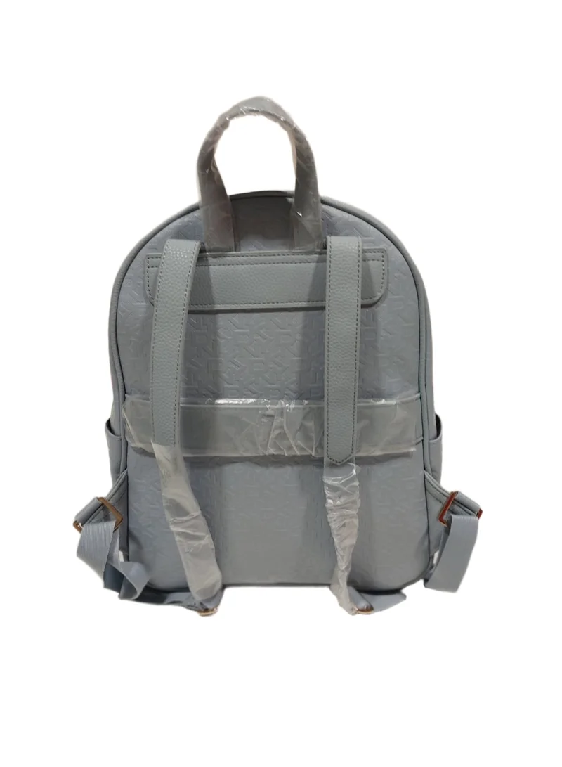 دكني حقيبة ظهر   للنساء بتصميم أنيق للاستخدام اليومي بلون أزرق رمادي