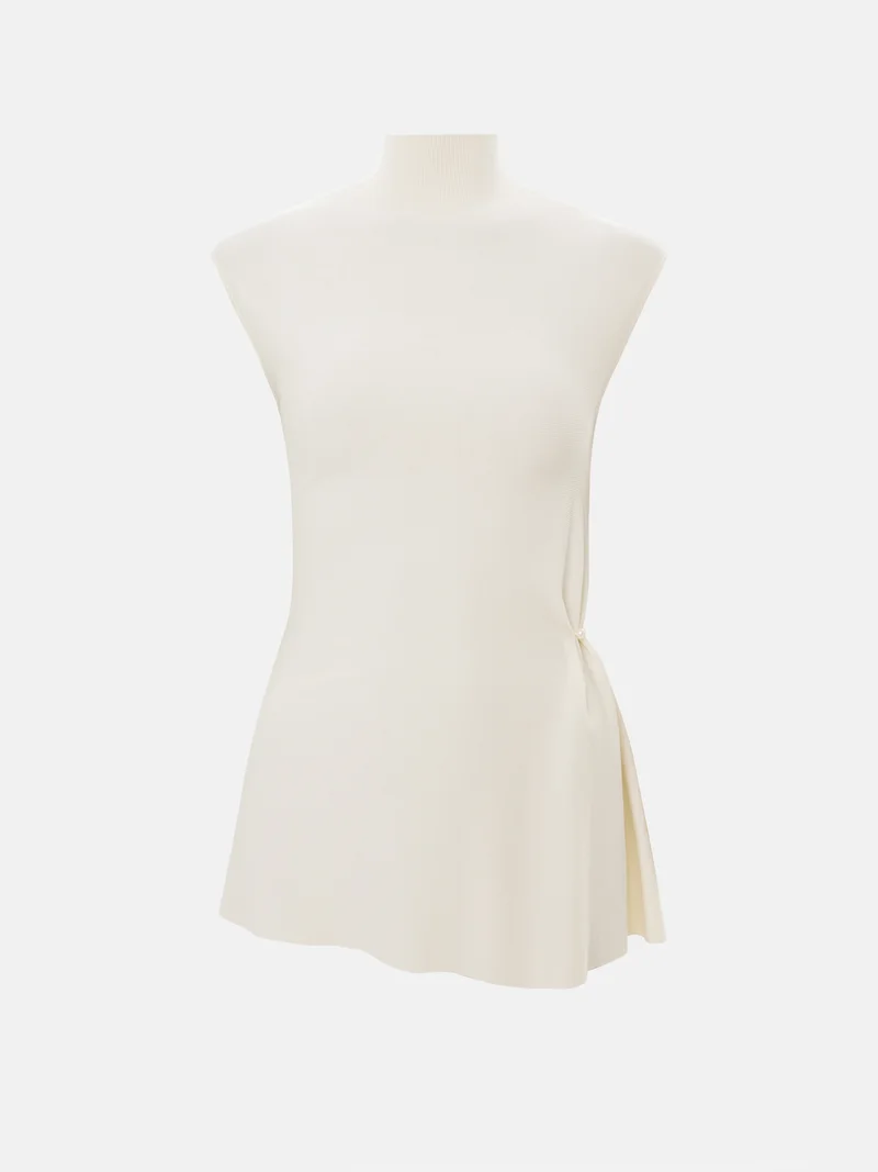 Lichi Jersey waistcoat with waist button