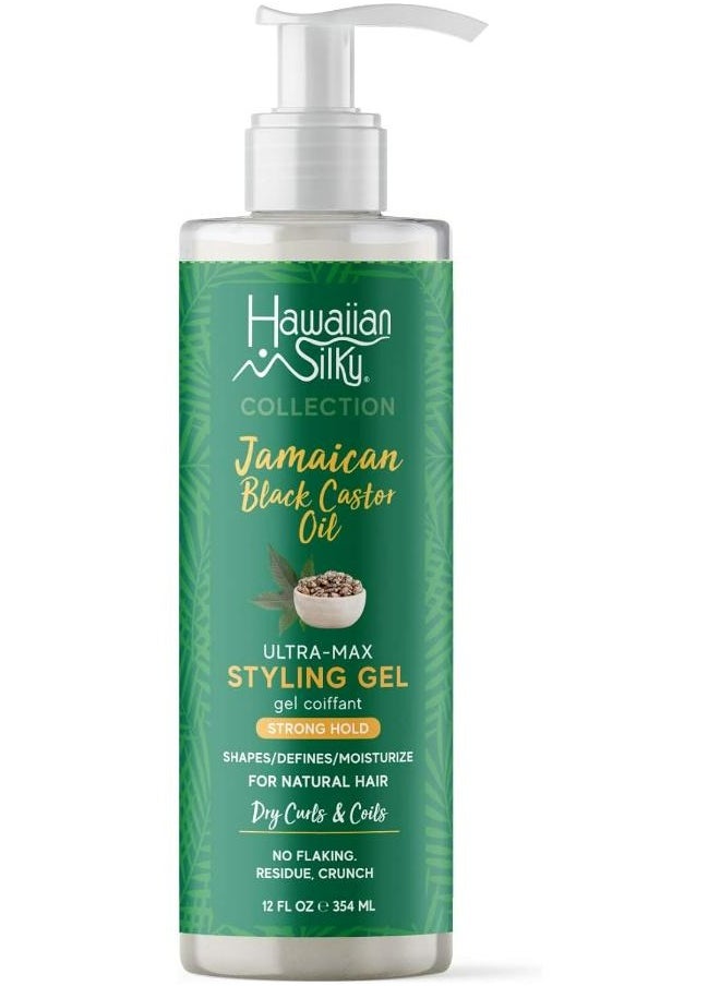 Hawaiian Silky Jamaican Black Castor Oil Collection Ultra Max Styling Gel 354 ML  - Image 1