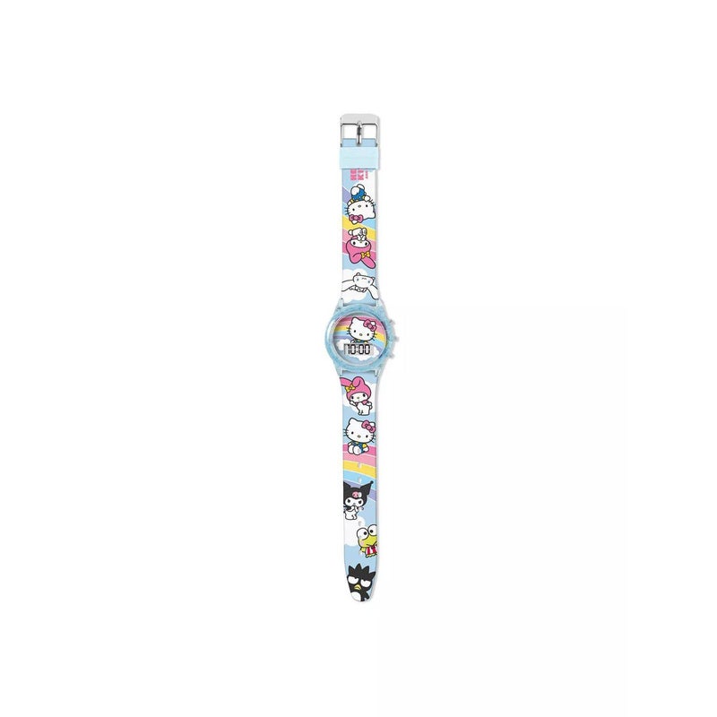 Hello Kitty Sanrio Hello Kitty and Friends Digital Watch & Bracelet Set (5 Pieces) - Image 3