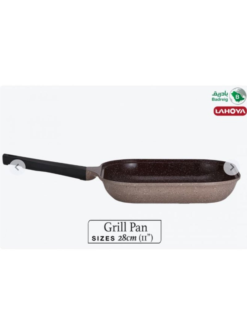 Granite grill pan, 28 cm, 3 litres