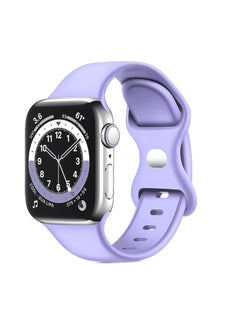 Generic Strap Silicone Band For Watch 49mm / 45mm / 44mm / 42mm Series 1/2/3/4/5/6/7/8/SE Replacement Strap Wristband Bracelet Compatible with 49 mm / 45 mm/ 44 mm / 42 mm  - Image 1