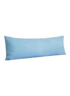 Line Slip Long Pillowcase Sky Blue Plain