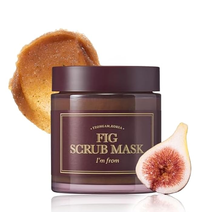 I'm from Fig Scrub Mask 120g, exfoliating, moisturizing mask, korean exfoliator, organic skin care - Image 1