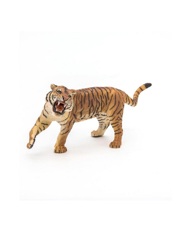 Papo - Roaring Tiger - Wild Animal Figurine - 3 Years Old - Hand Painted - Children's Gift idea - Realistic Educational Toy - Rainforest and Predators - 15 x 6 x 8cm - Roaring Tiger Toy - Image 4
