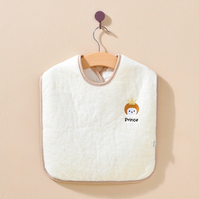 Children'S Washcloth Baby Embroidered Saliva Towel Kindergarten Face Towel Waterproof Bib Infant Bib Multi-Purpose - Image 1