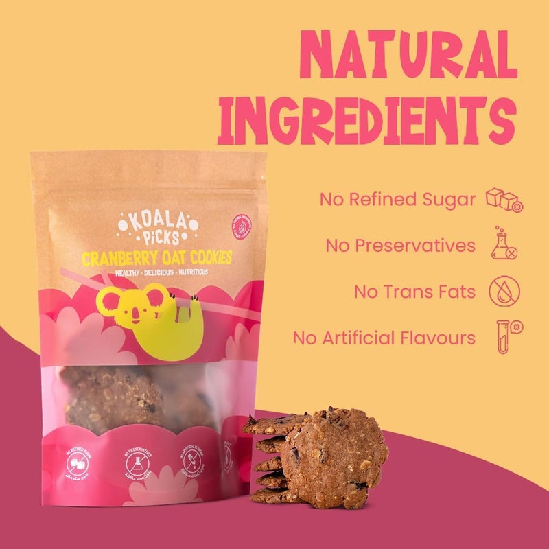 KOALA Picks Cranberry Oat Cookies 160 grams - Image 2