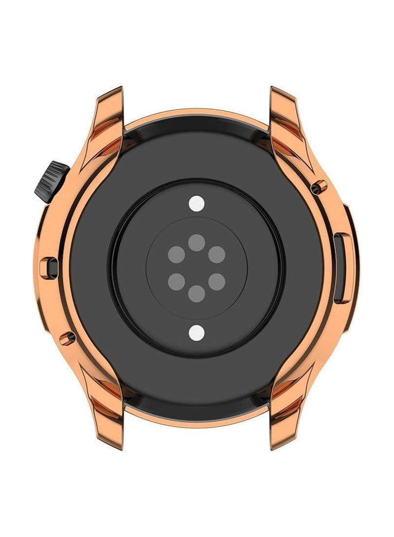 ELMO3EZZ Case Compatible with Amazfit GTR 4 / GTR4 Pro Case Watch Soft TPU Shockproof Cover Slim Guard Thin Bumper Shell Protector (Rose Gold) - Image 5