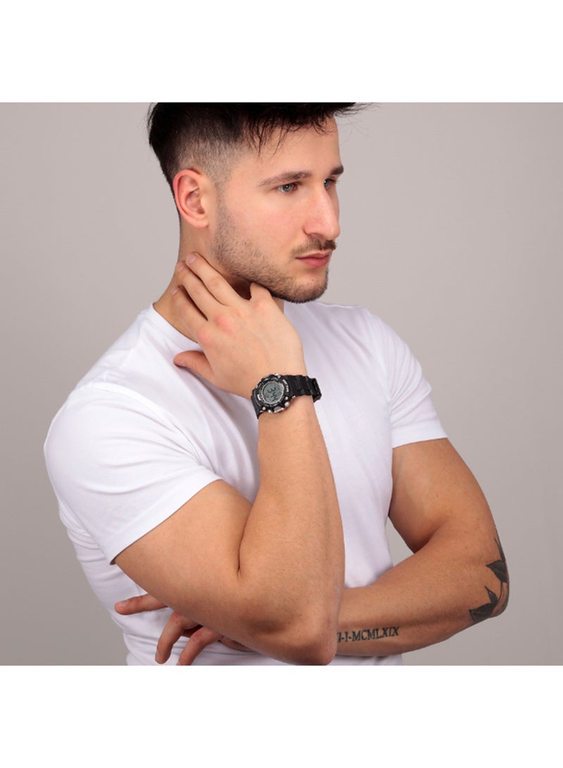 Sector EX-32 40MM DIGITAL BLACK PU STRAP - Image 4