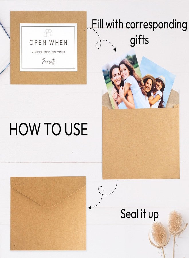 DINIZON Open When Envelopes for High School Graduation Gifts 2026, Graduation Gifts for Highschool Student, College Gift for Girlfriend Boyfriend, College Survival Gift Card, Going Away to College - Image 4