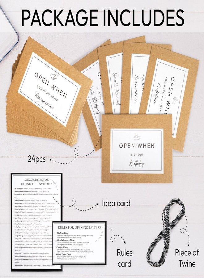 DINIZON Open When Envelopes for High School Graduation Gifts 2026, Graduation Gifts for Highschool Student, College Gift for Girlfriend Boyfriend, College Survival Gift Card, Going Away to College - Image 3