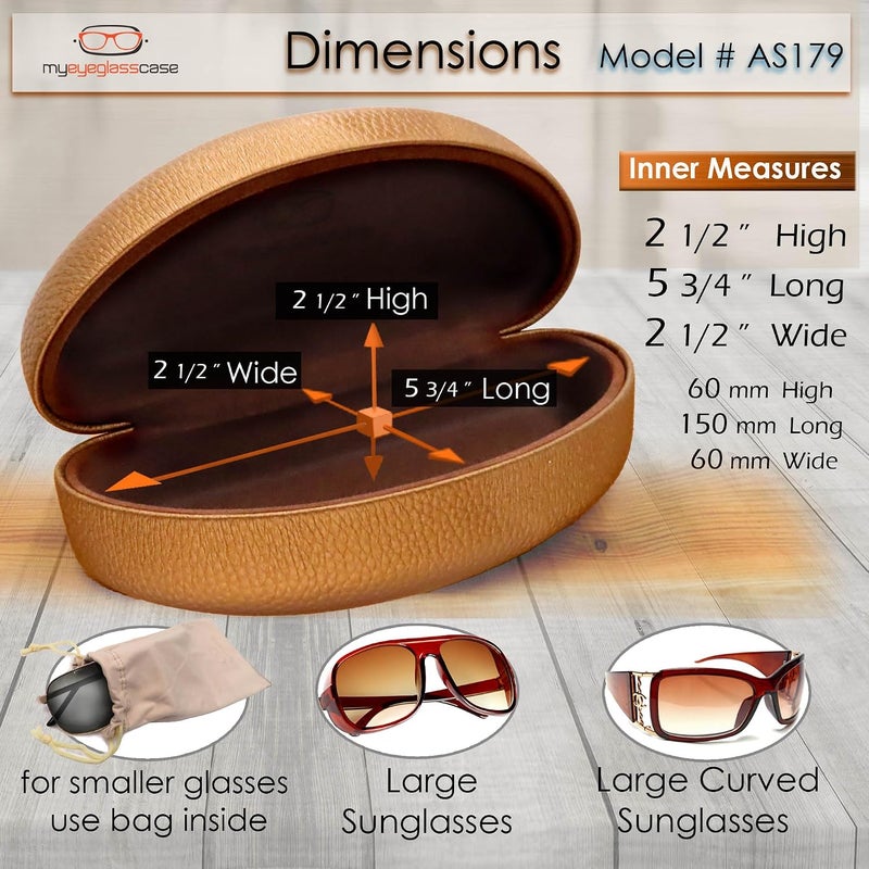 MyEyeglassCase علبة نظاراتي الشمسية للرجال - علبة نظارات شمسية - Image 4