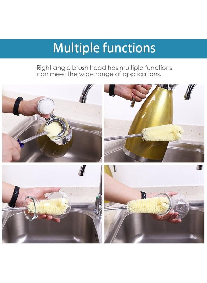 Oasisgalore - 2 Pcs Dual Sided Core Sliders, Long Handle Bottle Brush, Scrub Brush for Water Bottles, 40CM - Image 1