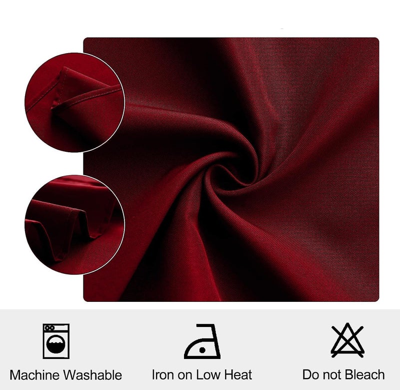 uniformer Table Napkins | Soft & Durable | Elegant Design for Dining | Perfect for Home, Weddings, Parties, & Events | Machine Washable | Durable & Stylish | Size 20x20 inches (Red_Pack of 6) - Image 4