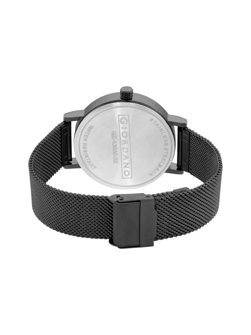 Giordano Analog Watch for Men Stylish Metal Strap| 3 Hands Mechanism with Water Resistant Wrist Watch GZ-50108 - Image 4