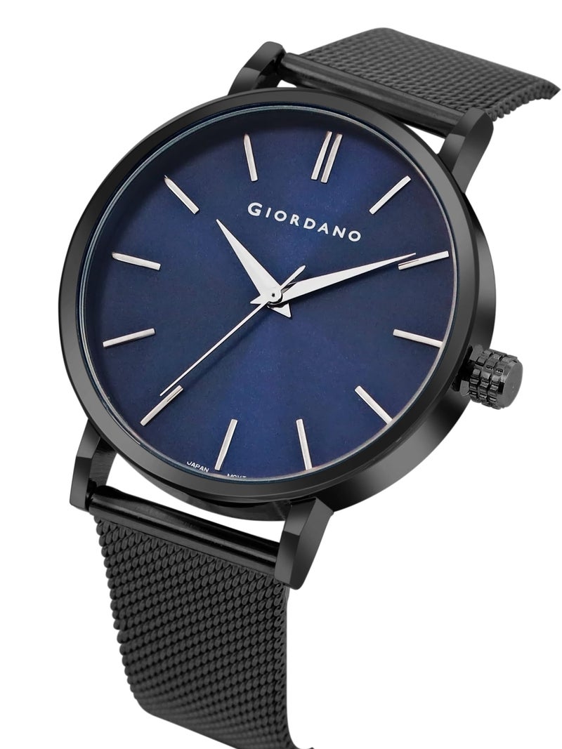 Giordano Analog Watch for Men Stylish Metal Strap| 3 Hands Mechanism with Water Resistant Wrist Watch GZ-50108 - Image 3
