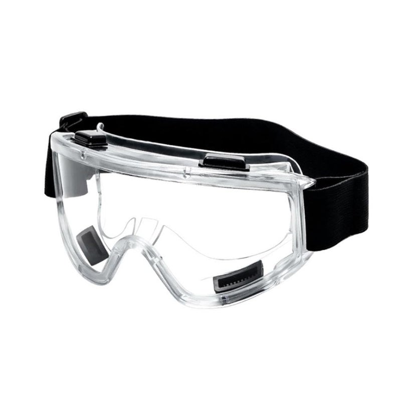 HETVIN Motorcycle Goggles with Clear and Tinted Lenses – Impact-Resistant, Anti-Slip Elastic Strap, Full UV Protection, Perfect for Cruiser, Touring, and Sportbike Riders (Transparent) - Image 1