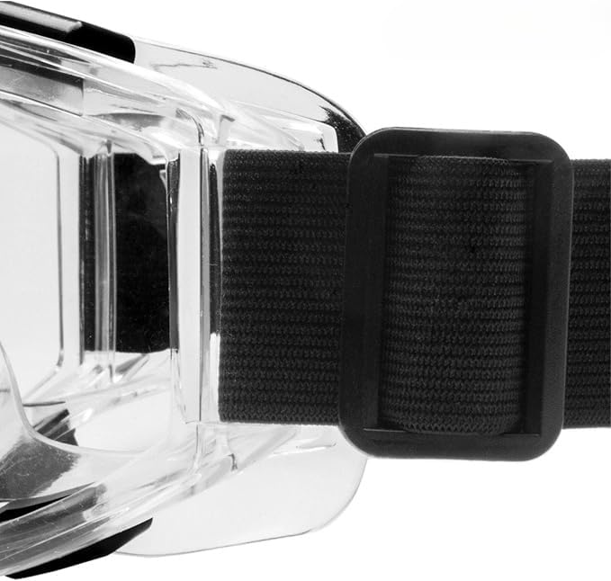 HETVIN Motorcycle Goggles with Clear and Tinted Lenses – Impact-Resistant, Anti-Slip Elastic Strap, Full UV Protection, Perfect for Cruiser, Touring, and Sportbike Riders (Transparent) - Image 2