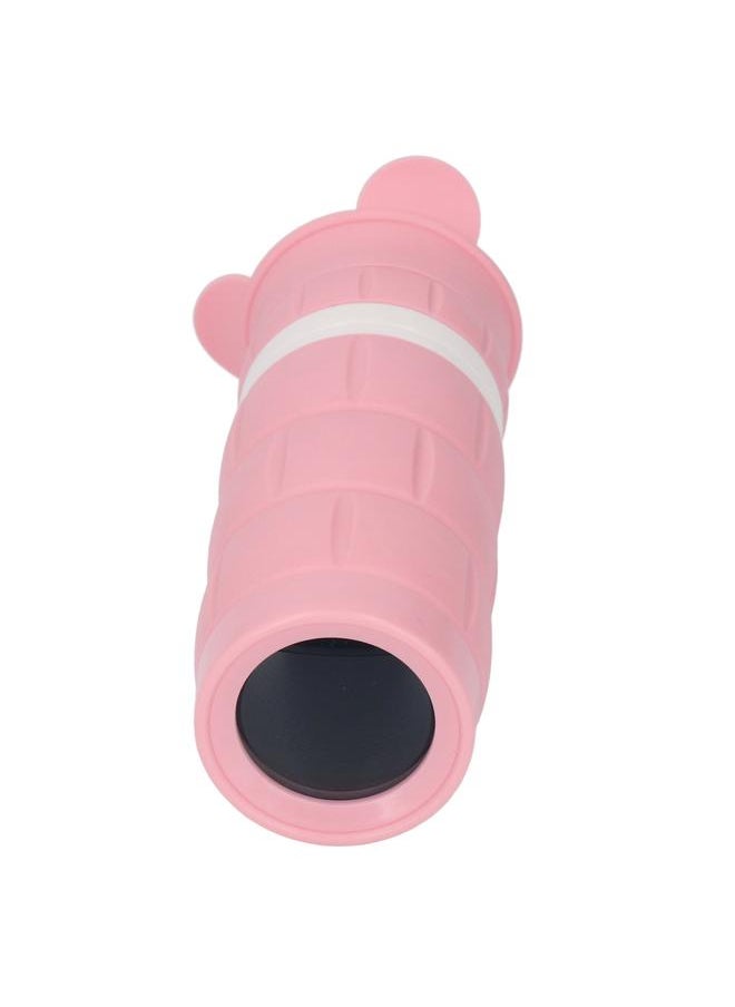 Thoraya Kids Monocular Telescope High Magnification HD Low Light Lens Eye Protection Telescope Toy for Boys Girls Pink  - Image 5