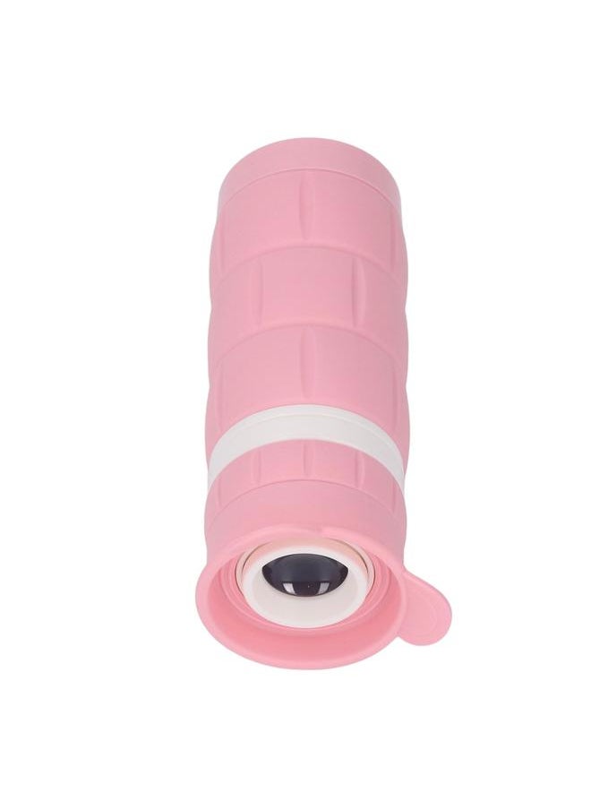 Thoraya Kids Monocular Telescope High Magnification HD Low Light Lens Eye Protection Telescope Toy for Boys Girls Pink  - Image 2