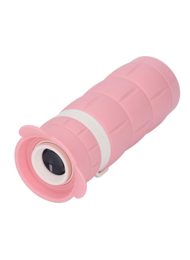 Thoraya Kids Monocular Telescope High Magnification HD Low Light Lens Eye Protection Telescope Toy for Boys Girls Pink  - Image 3