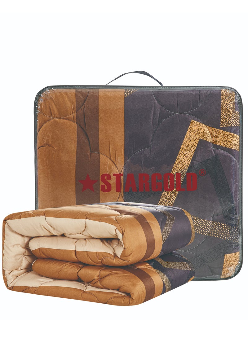 Stargold Super Soft Printed Comforter, 6pcs Set, Microfiber High-Quality Fabric, Stylish and Premium Design, Durable, Ideal For Home Bedroom 240X220CM  - Image 3