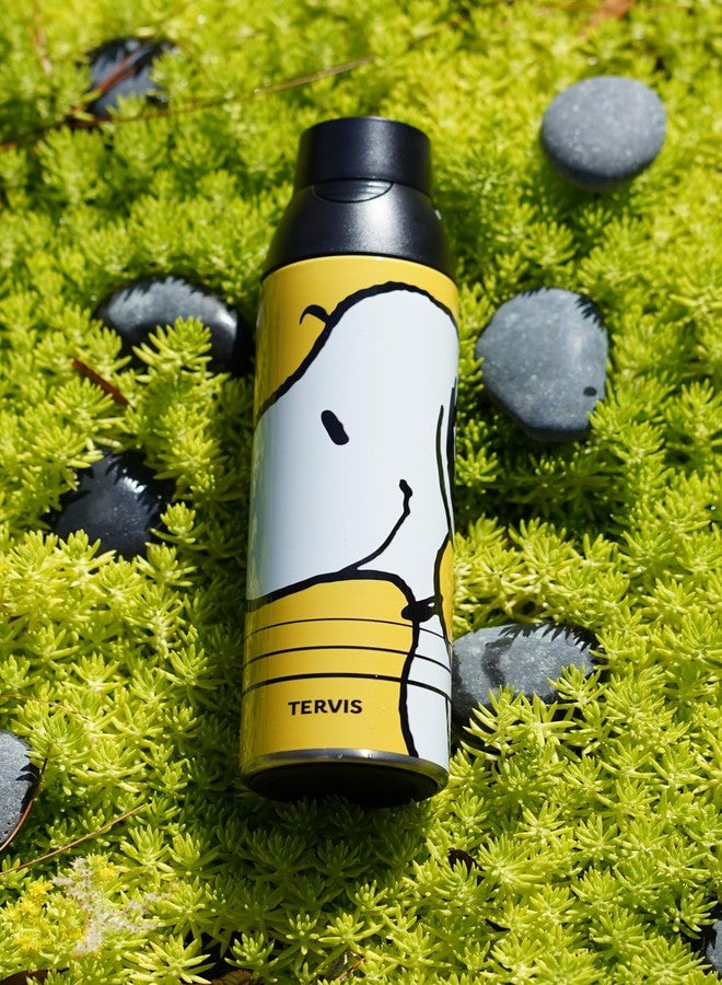 Tervis Venture Water Bottle Peanuts - Snoopy Maxiumus Triple Walled Insulated Tumbler Travel Cup Keeps Drinks Cold & Hot, 26oz, Stainless Steel - Image 3
