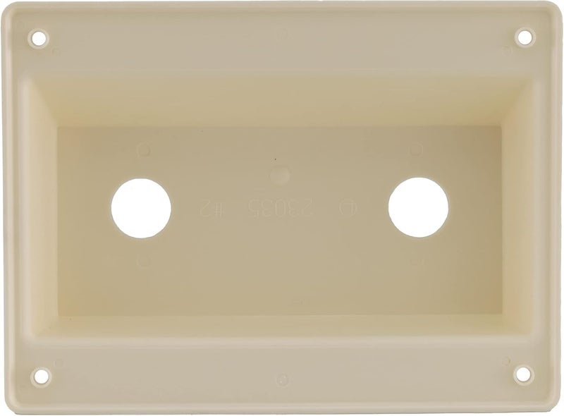 RecPro Faucet Bezel | Stand Off Faucet Cover (Parchment) - Image 4