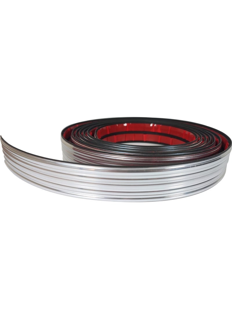 Trend Garaj - Trend Garage Wavy Chrome Nickel 30 mm Width 3 Meters Length - Image 1